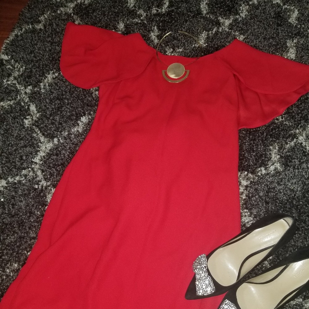 Red dress
